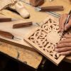 AUGSUN Wood Whittling Kit, 25 Pack Wood Carving Tools for Beginners, Hand Carving Knife Set Includes 5 Wood Carving Knives, 8 Basswood Wood Blocks, Gloves for Craft DIY Woodworking - Image 5